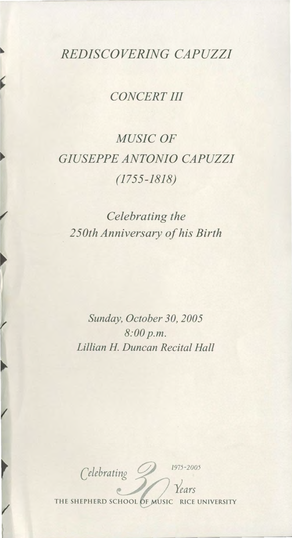 Rediscovering Capuzzi