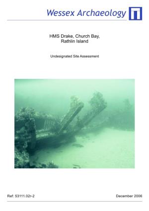 HMS Drake, Church Bay, Rathlin Island