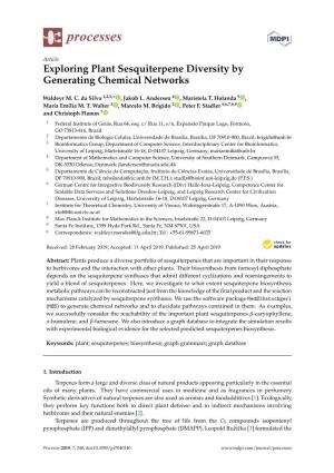 Exploring Plant Sesquiterpene Diversity by Generating Chemical Networks