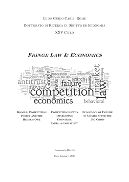 Fringe Law & Economics