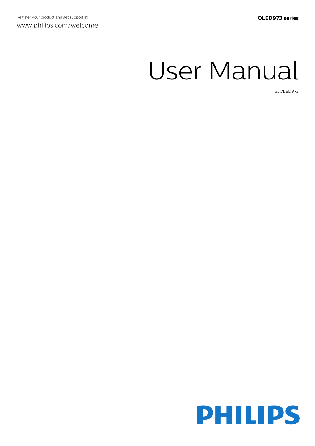 User Manual 65OLED973 Contents