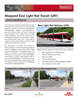 Sheppard East Light Rail Transit (LRT)