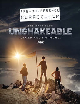 Curriculum About the 2017 Unshakeable Tour