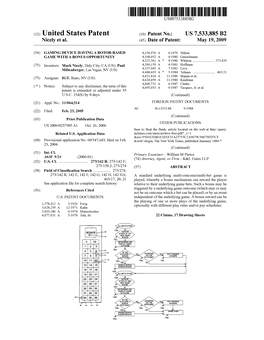(12) United States Patent (10) Patent No.: US 7,533,885 B2 Nicely Et Al