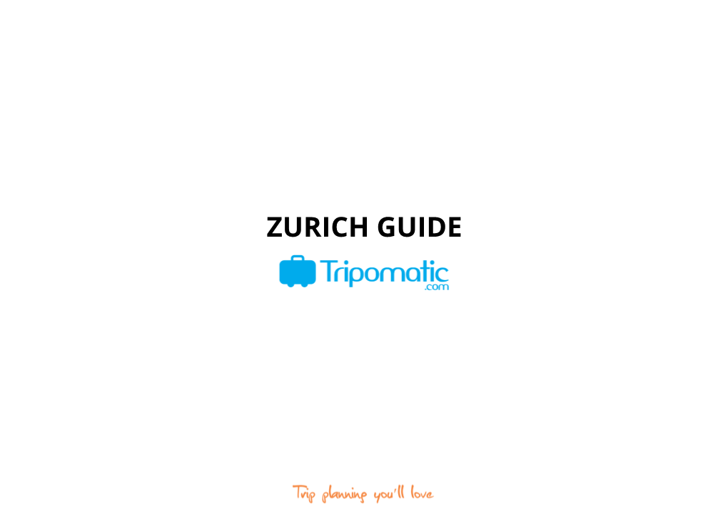 Zurich Guide Zurich Guide Money