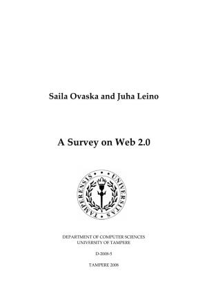 A Survey on Web 2.0