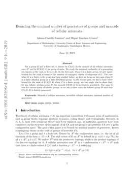 Bounding the Minimal Number of Generators of Groups and Monoids