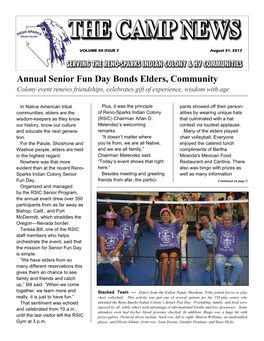 Annual Senior Fun Day Bonds Elders, Community