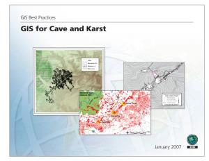 GIS for Cave and Karst