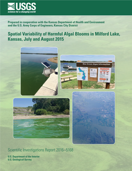 Spatial Variability of Harmful Algal Blooms in Milford Lake, Kansas, July and August 2015