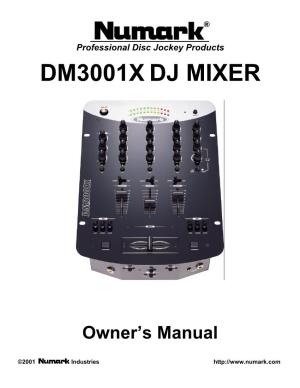 Dm3001x Dj Mixer