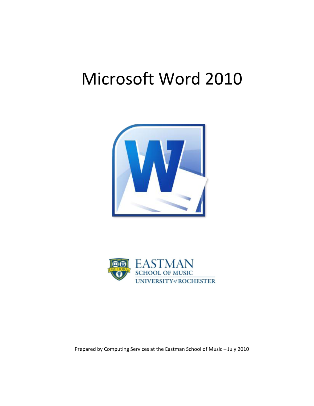 Microsoft Word 2010