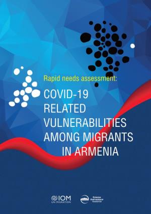 Covid-19 Related Vulnerabilities Among Migrants in Armenia