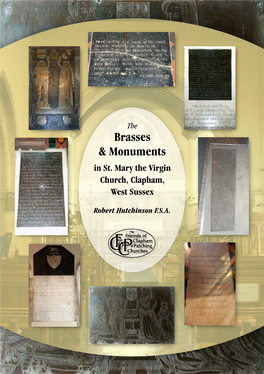 Brasses & Monuments in St. Mary the Virgin Church, Clapham, West Sussex