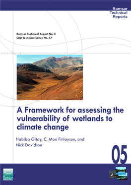A Framework for Assessing the Vulnerability of Wetlands to Climate Change