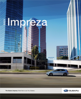 2021 Impreza E-Brochure