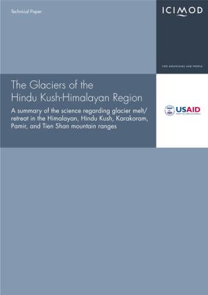 The Glaciers of the Hindu Kush-Himalayan Region Technical Paper