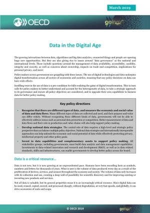 Data in the Digital Age