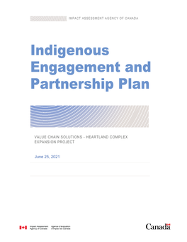 Indigenous Engagement and Partnership Plan