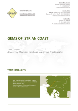 Gems of Istrian Coast