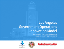 Los Angeles Government Operations Innovation Model