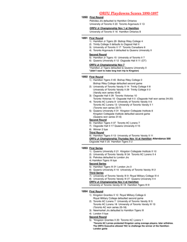 •Cjflteam Standings 1890-2009:Layout 1