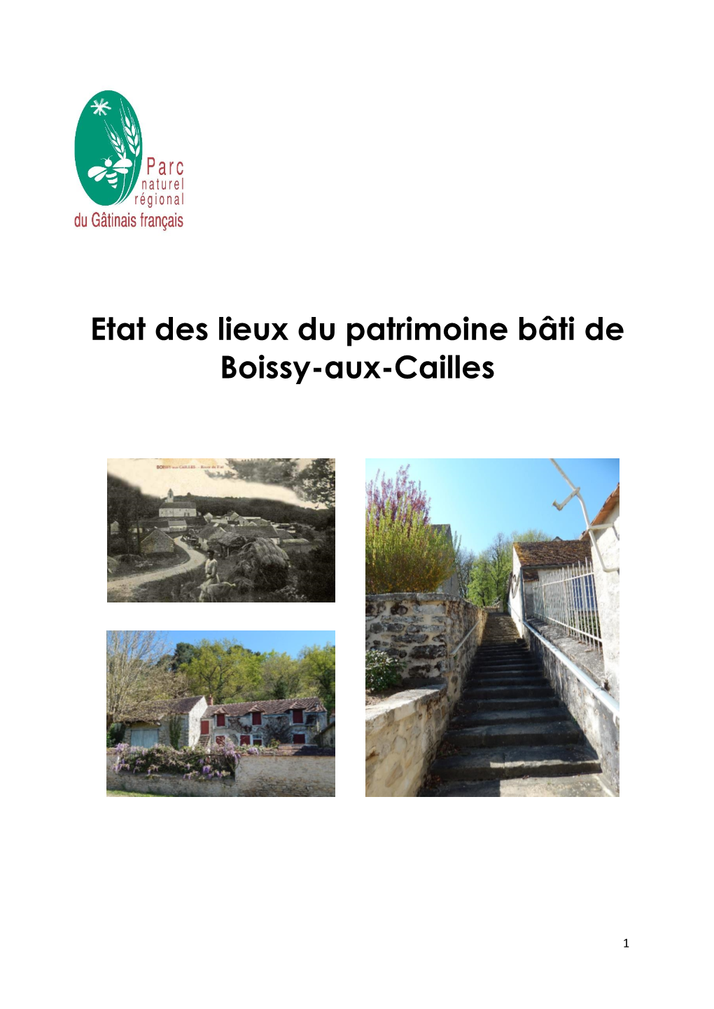 Etat Des Lieux Du Patrimoine Bâti De Boissy-Aux-Cailles