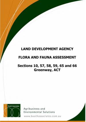 Land Development Agency Flora and Fauna