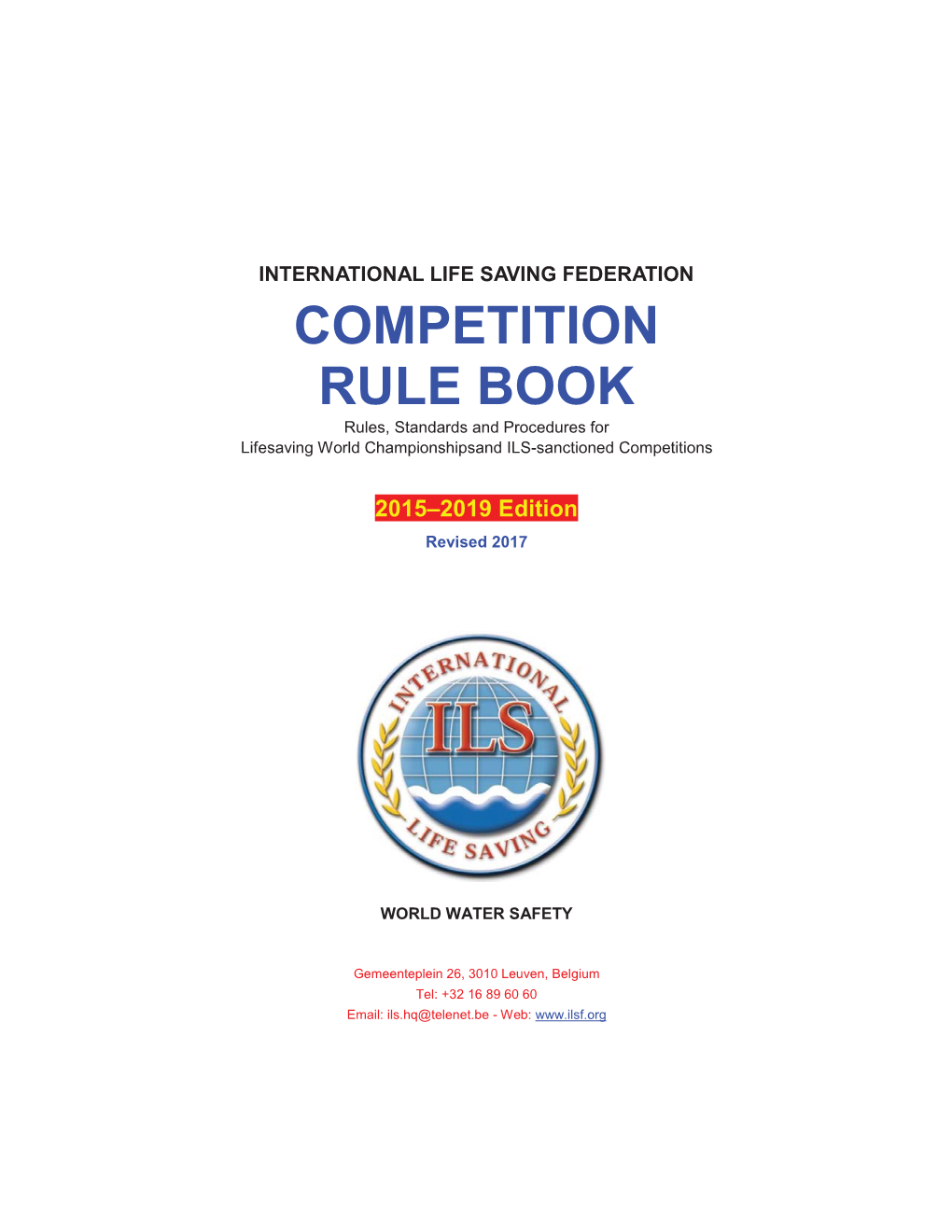 ILS Competition Manual 2013 Edition