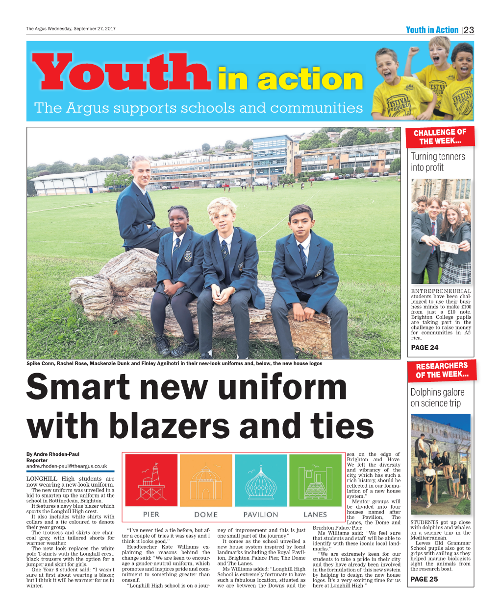 Smart New Uniform with Blazers and Ties