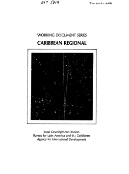 Working Document Series Caribbean Regional