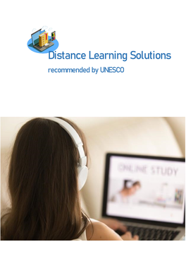 Distance Learning Solutions Recommended by UNESCO