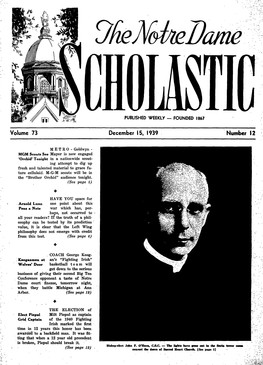 Volume 73 December 15, 1939 Number 12