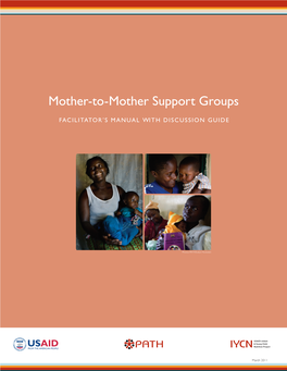 Mother-To-Mother Support Groups