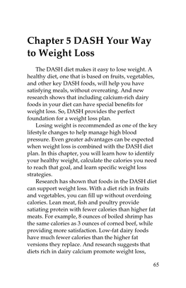 Chapter 5 DASH Your Way to Weight Loss