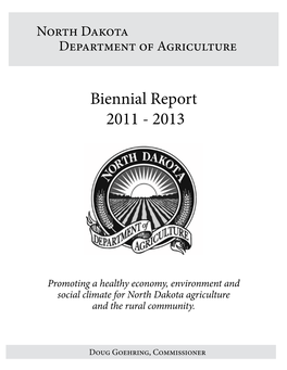 Biennial Report 2011 - 2013