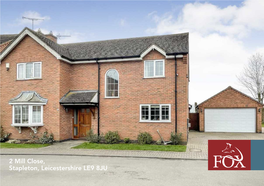 2 Mill Close, Stapleton, Leicestershire LE9 8JU Country Properties