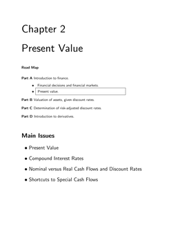 Chapter 2 Present Value