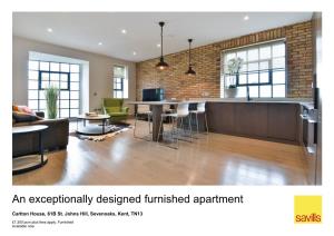 An Exceptionally Designed Furnished Apartment