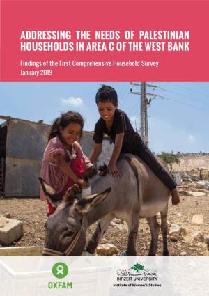 Addressing the Needs of Palestinian Households in Area C of the West Bank