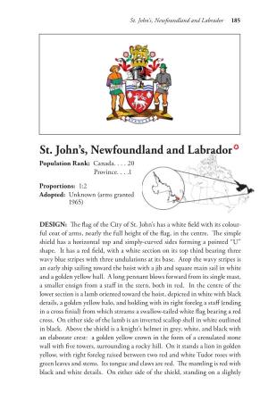 St. John's, Newfoundland and Labrador