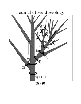 Journal of Field Ecology 2009