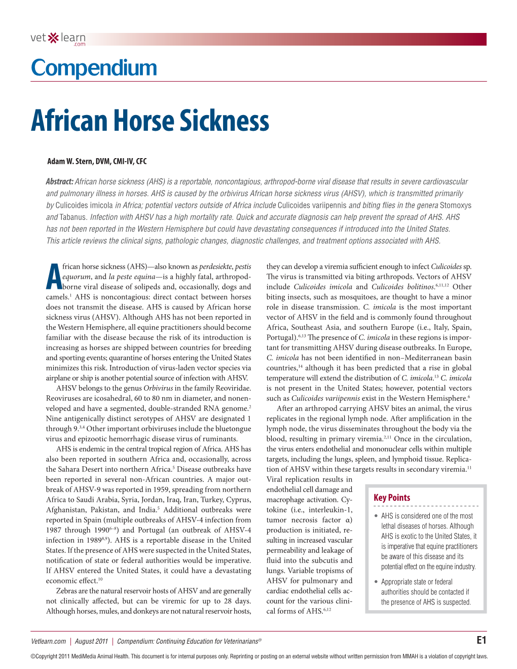 African Horse Sickness