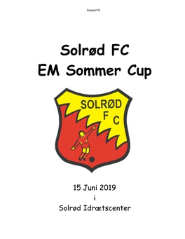 Solrød FC EM Sommer Cup