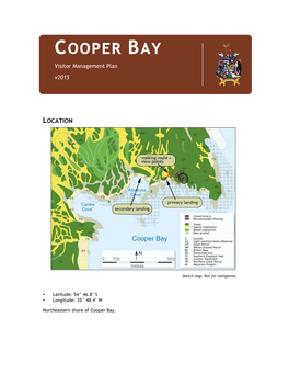 COOPER BAY Visitor Management Plan V2015