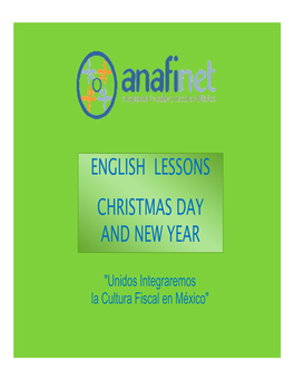 English Lessons Christmas Day and New Year