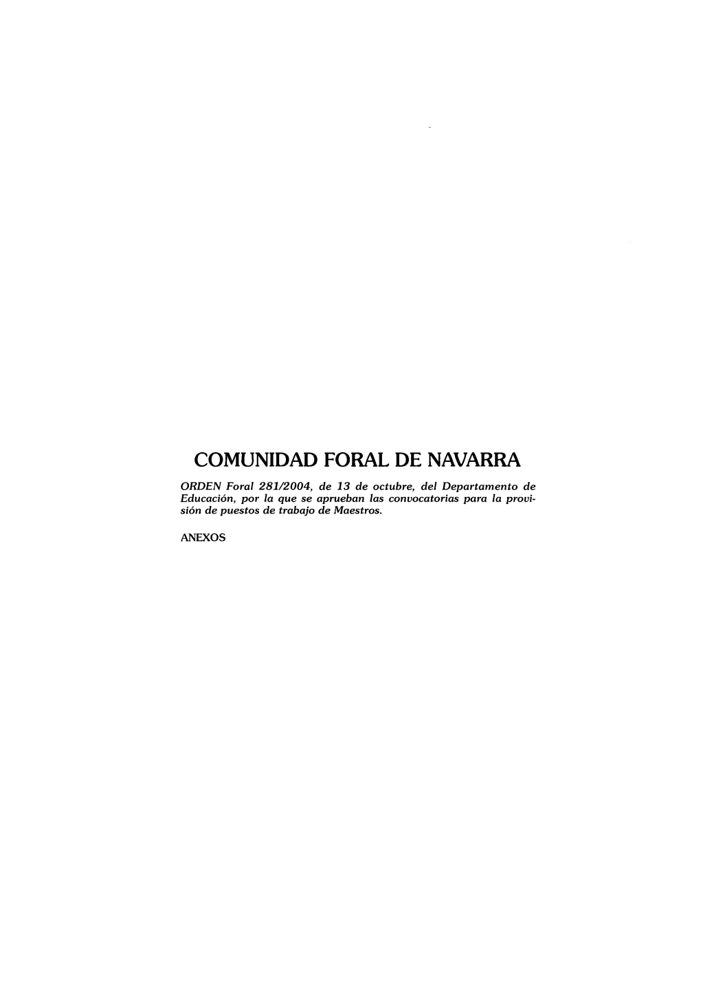 Comunidad Foral De Navarra