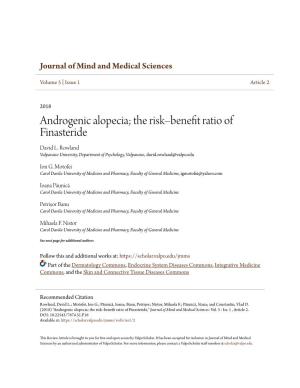 Androgenic Alopecia; the Risk–Benefit Ar Tio of Finasteride David L