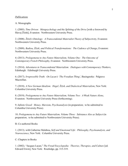 Johnston Publications List--April 2018