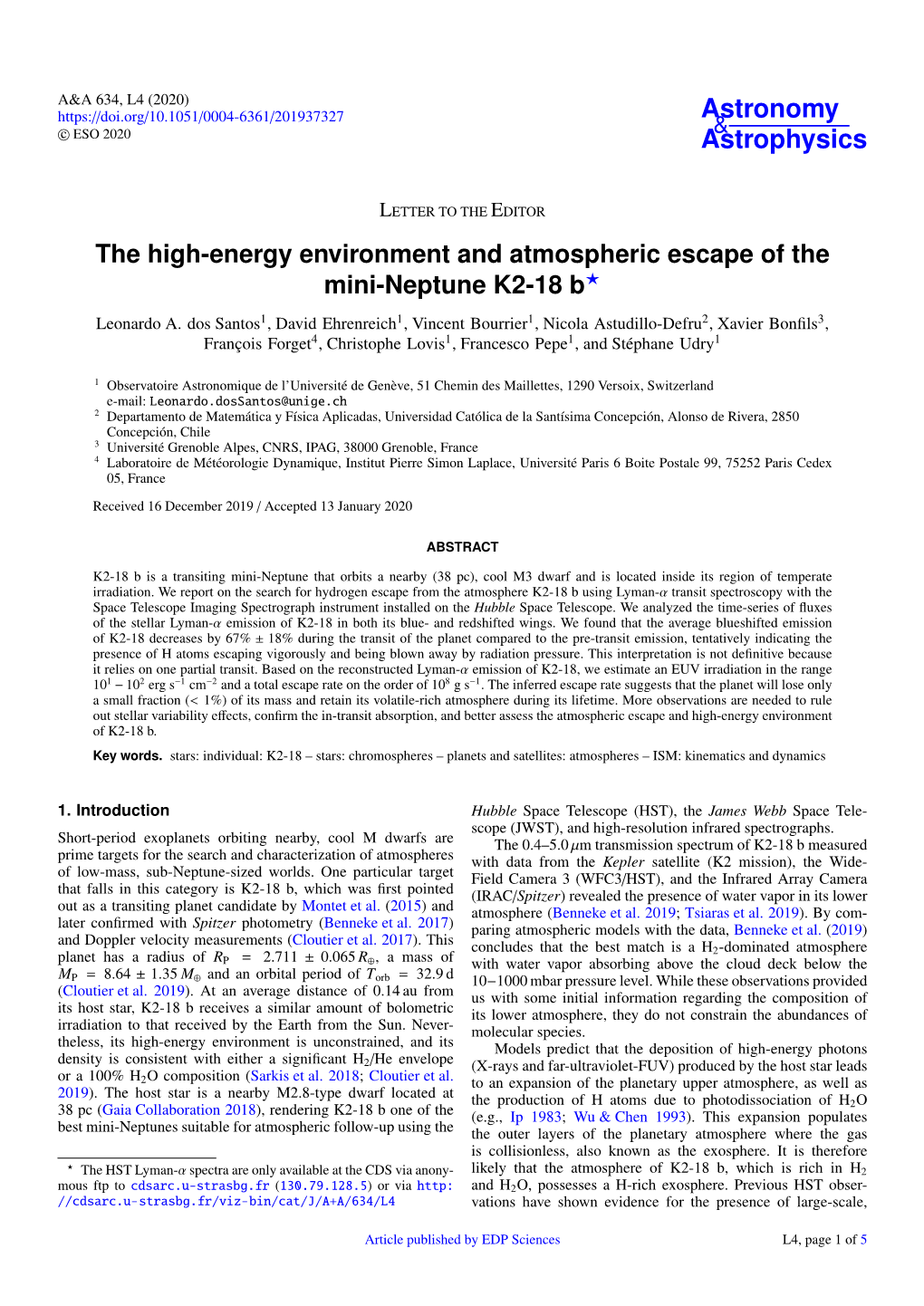 The High-Energy Environment and Atmospheric Escape of the Mini-Neptune K2-18 B? Leonardo A